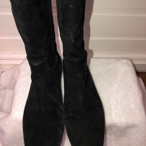 Tory Burch Suede Riding Boot - Picture 2 of 5
